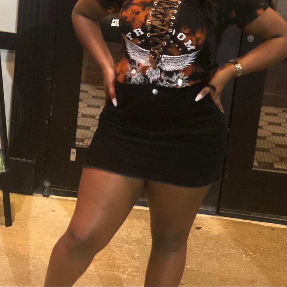 Cute mini skirt